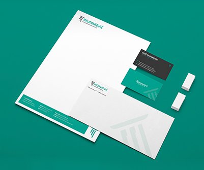 anwalt milanovic visuelle identität